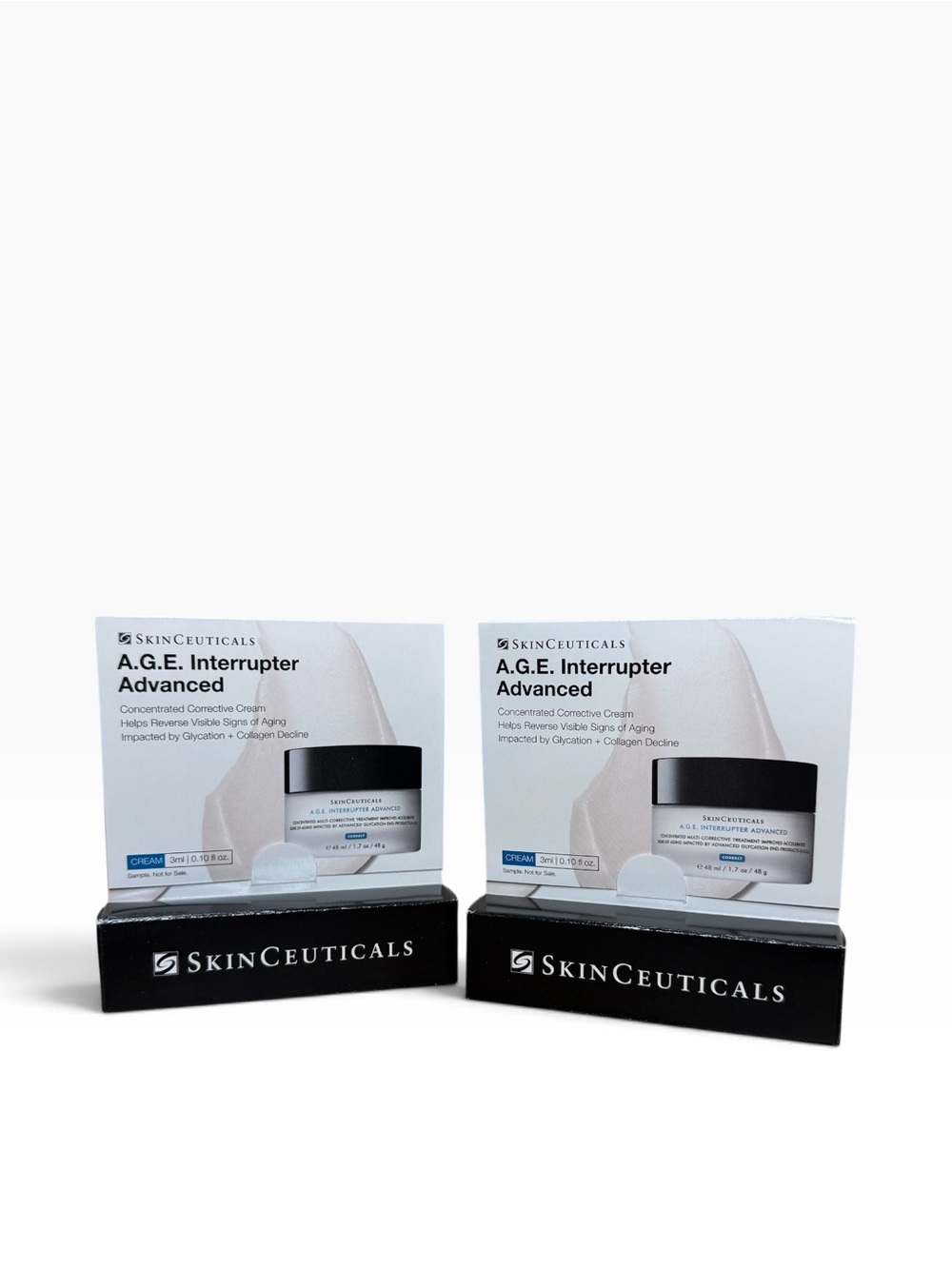 LOT 2 Skinceuticals A.G.E. Interrupter Advanced Corrective Cream Travel Size